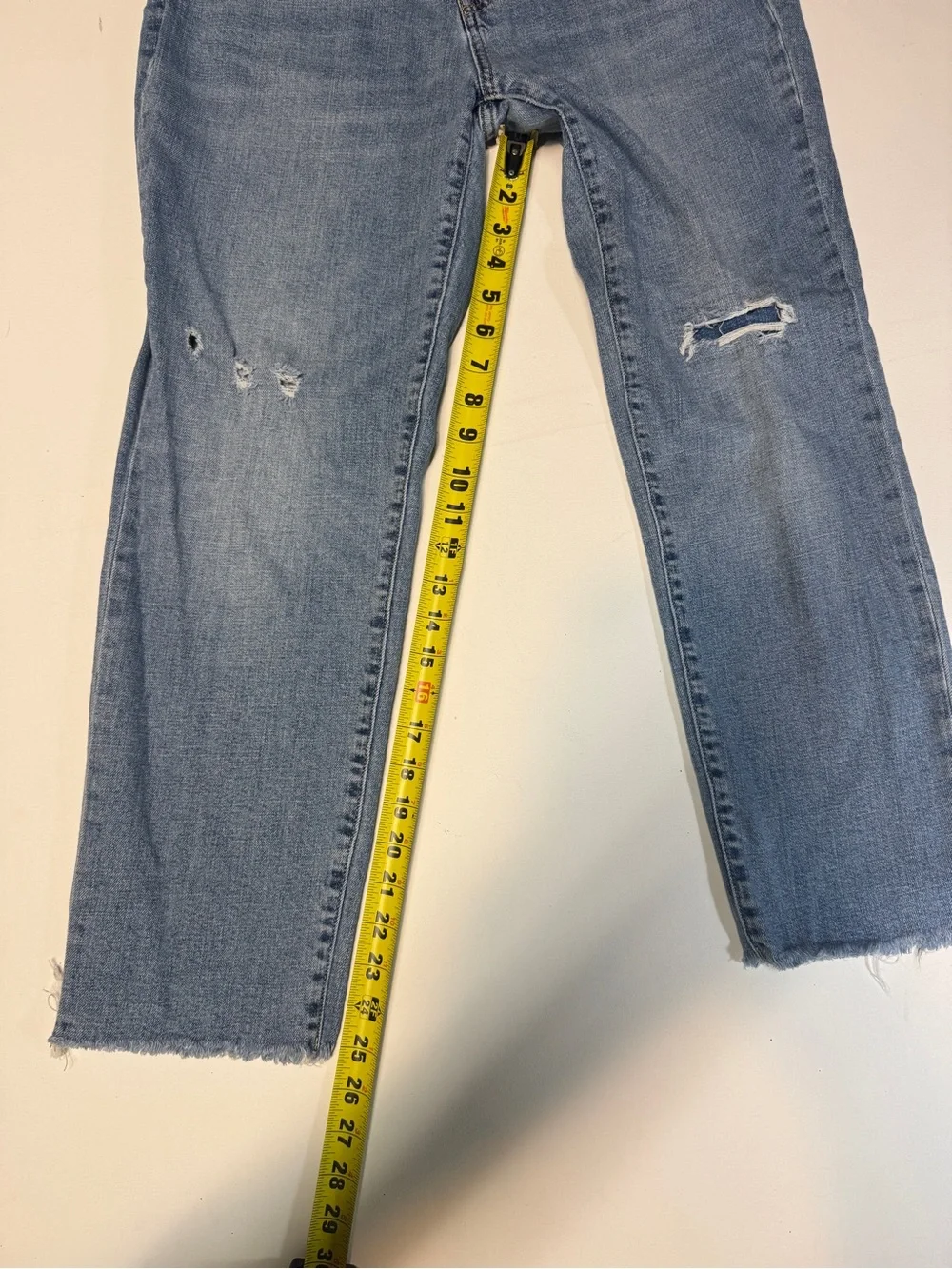 GAP Light Blue Distressed Boyfriend Jeans